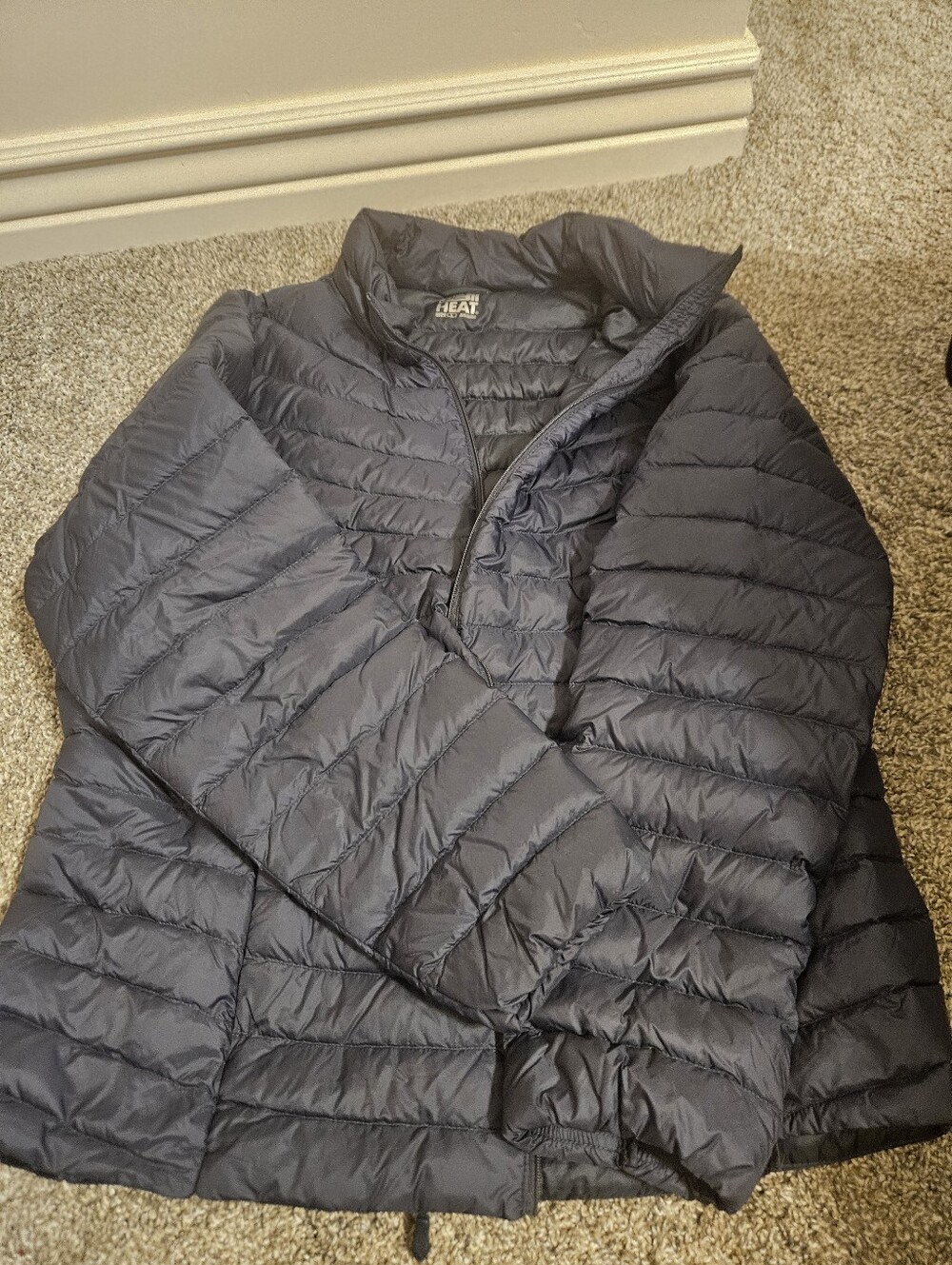 32 Degrees Heat  Women's Puffer Jacket - Black Size L